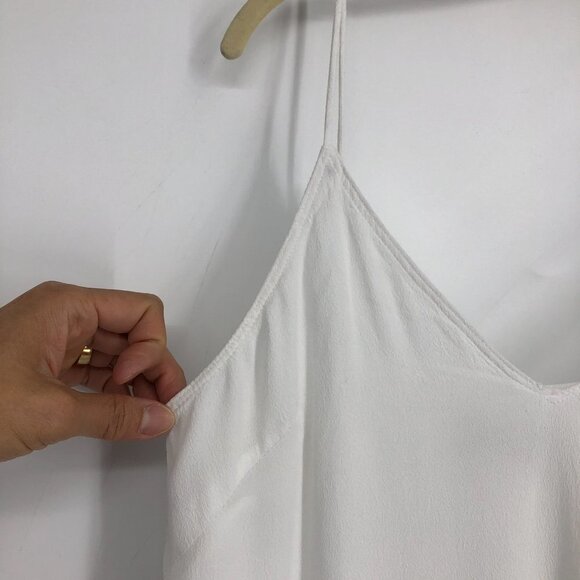 Aritzia Wilfred Free White Vivienne Dress Flowy, camisole mini  dress size XXS - Picture 14 of 16